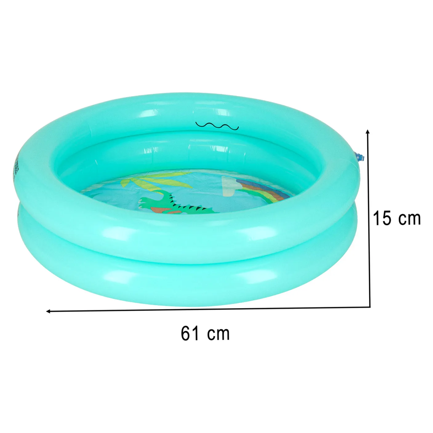 Basen brodzik dla dzieci 61cm turkusowy BESTWAY 51061 - obrazek 8