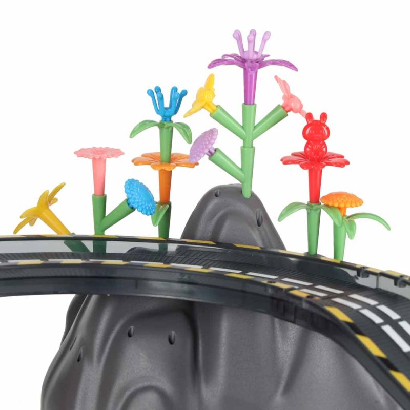 Tor wyścigowy samochodowy magnetyczny 1 pojazd świecący 153 elementy - obrazek 17