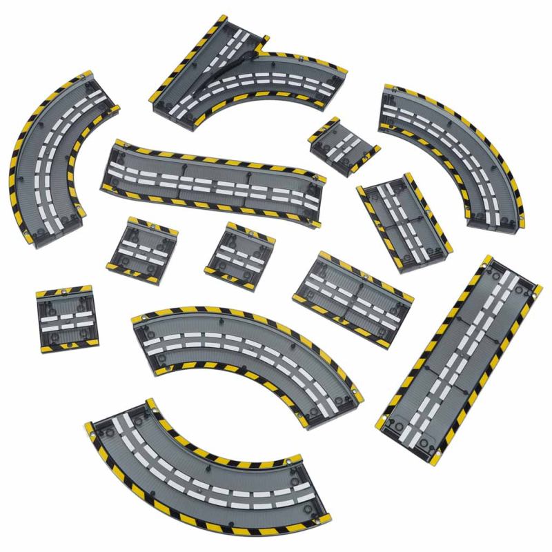 Tor wyścigowy samochodowy magnetyczny 1 pojazd świecący 153 elementy - obrazek 5