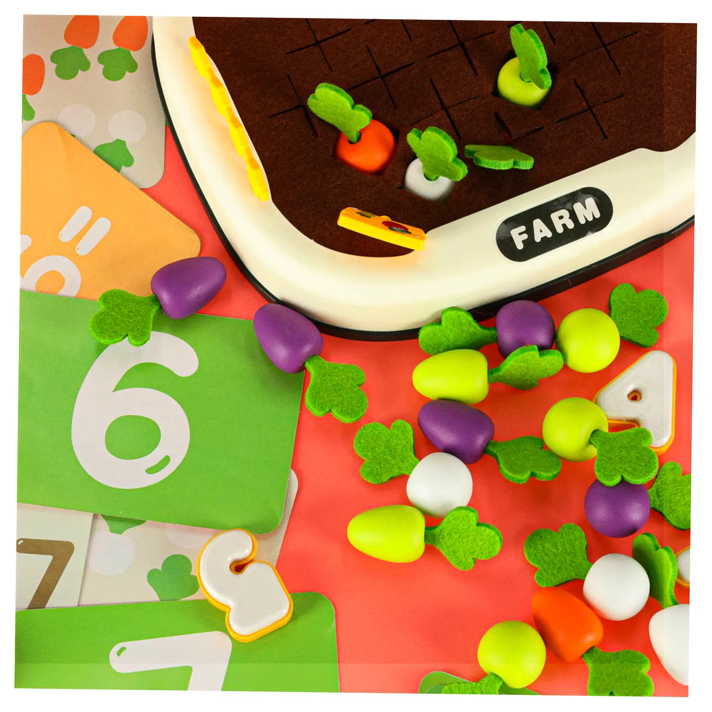 Gra planszowa zręcznościowa marchewkowe pole familijna gra dla dzieci - obrazek 12