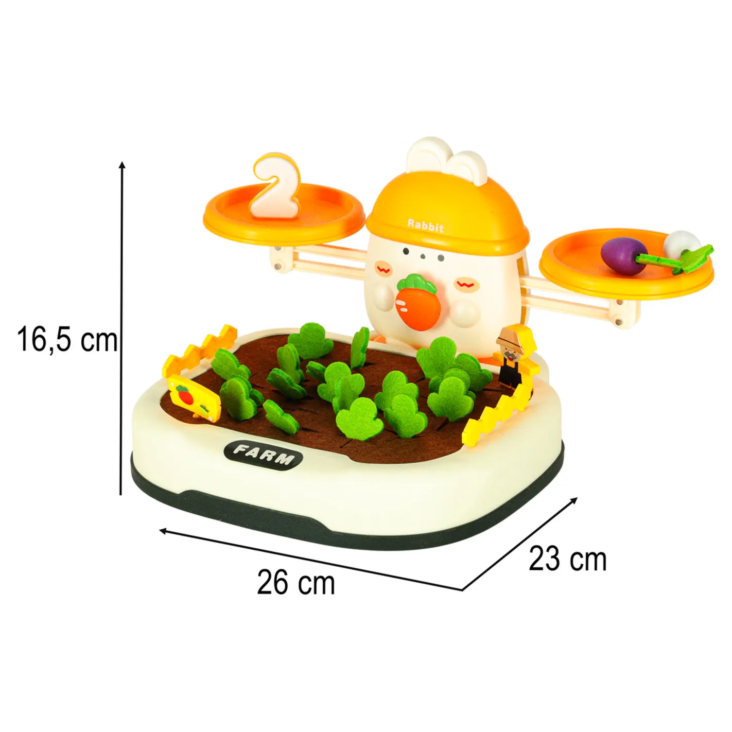 Gra planszowa zręcznościowa marchewkowe pole familijna gra dla dzieci - obrazek 16