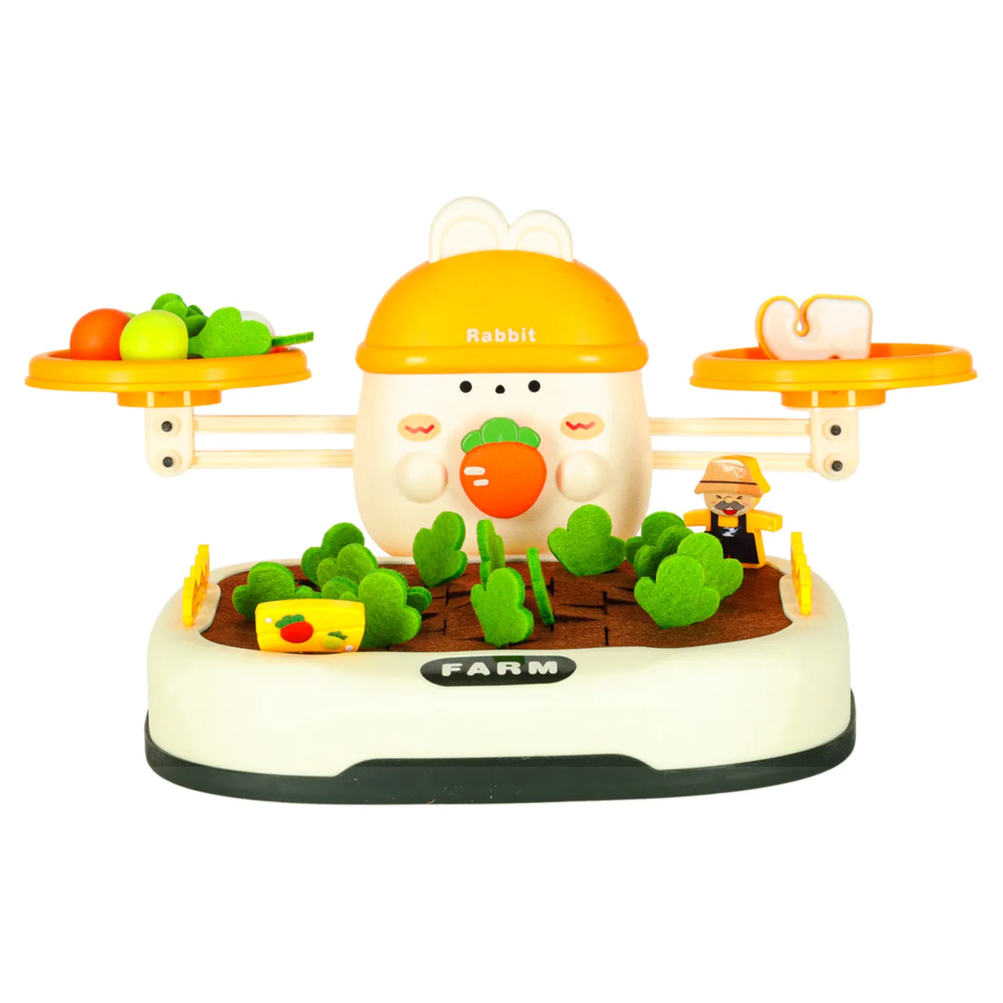 Gra planszowa zręcznościowa marchewkowe pole familijna gra dla dzieci