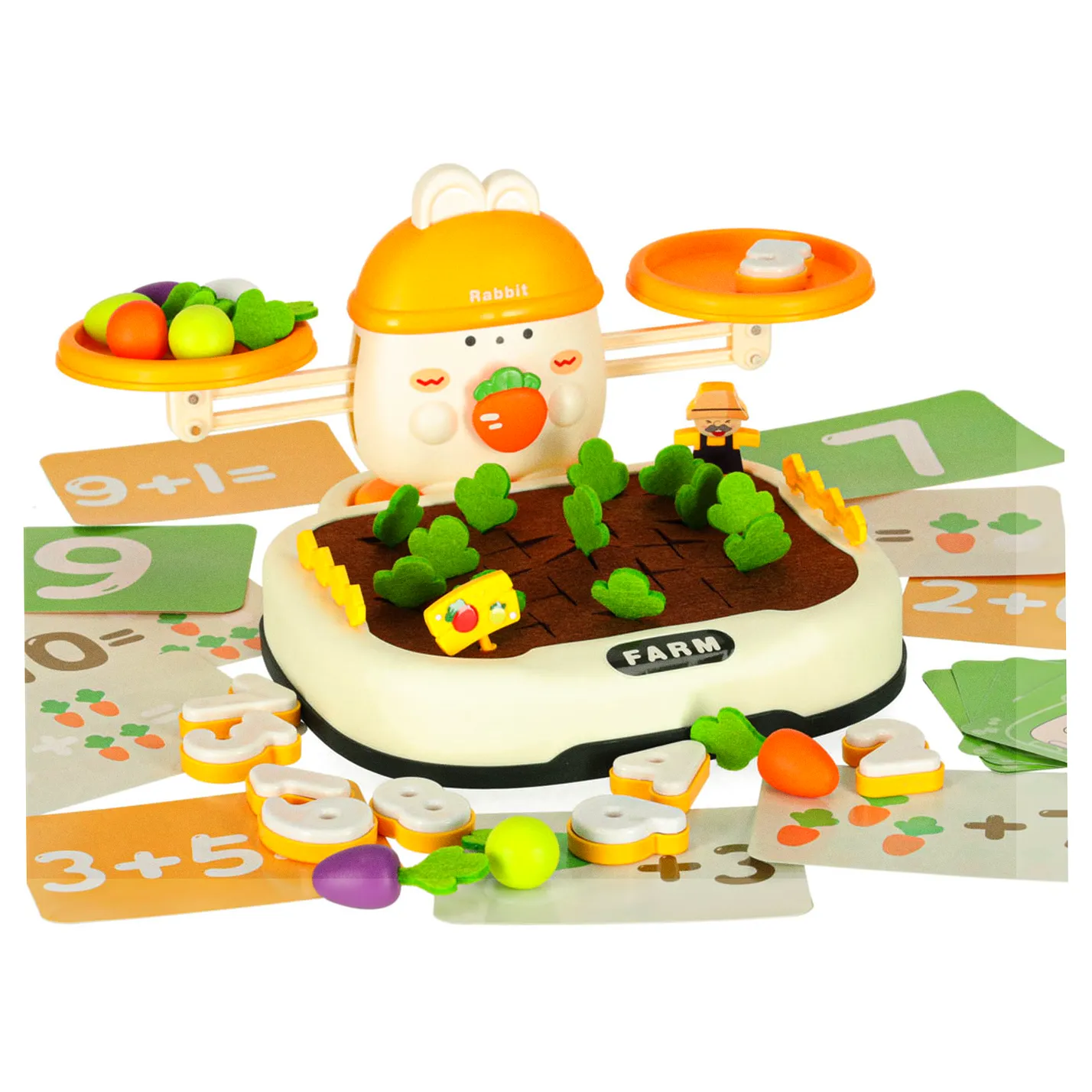 Gra planszowa zręcznościowa marchewkowe pole familijna gra dla dzieci - obrazek 5