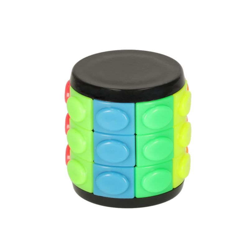 Układanka logiczna łamigłówka walec obrotowy 3 rzędy - obrazek 2