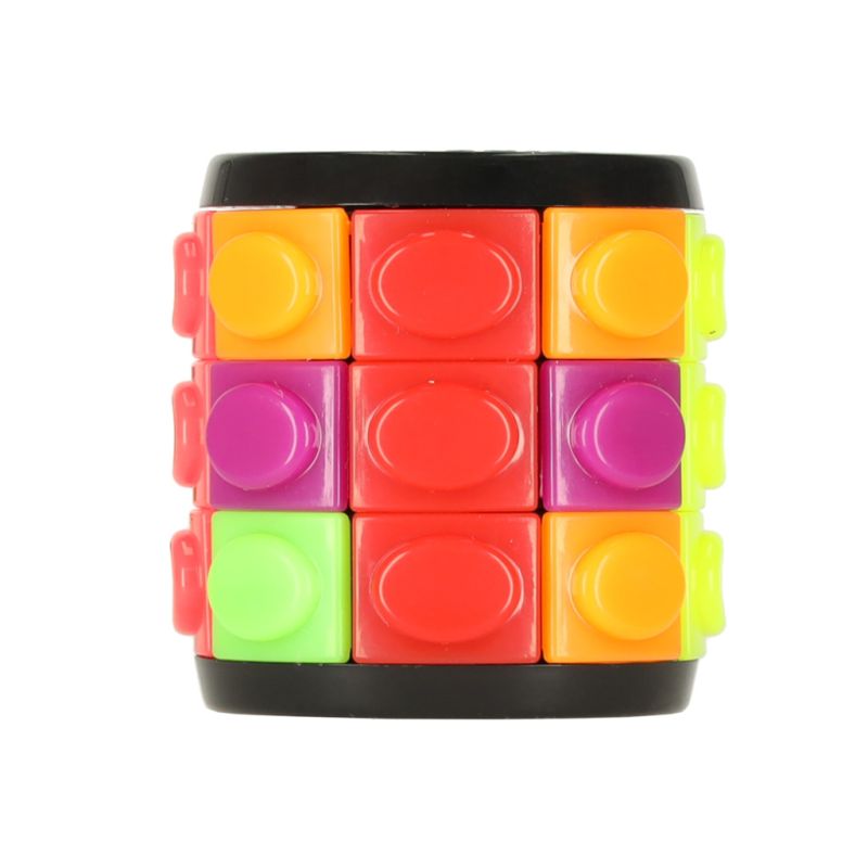 Układanka logiczna łamigłówka walec obrotowy 3 rzędy - obrazek 5