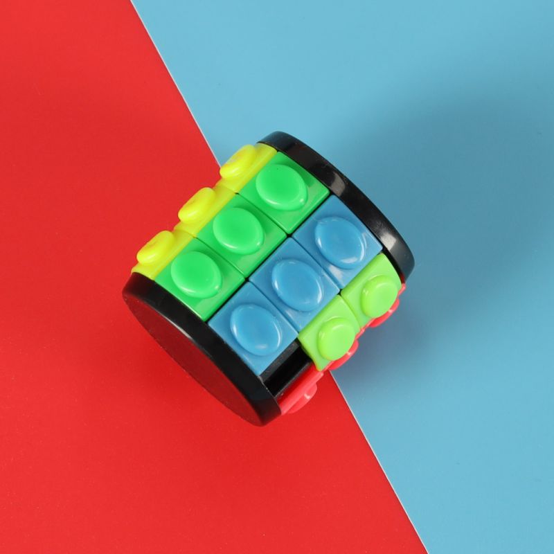 Układanka logiczna łamigłówka walec obrotowy 3 rzędy - obrazek 6