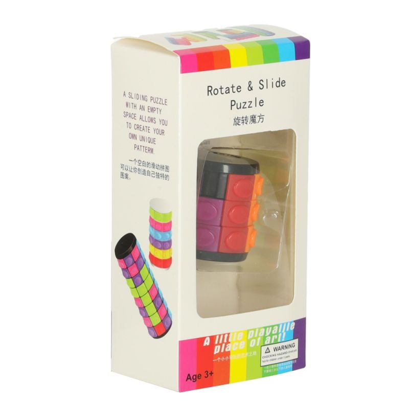 Układanka logiczna łamigłówka walec obrotowy 3 rzędy - obrazek 8