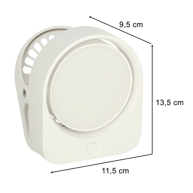 Lampka nocna z klipsem bezprzewodowa biurkowa do czytania biała - obrazek 10