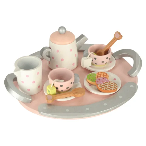 Serwis do herbaty kawy drewniany LULILO