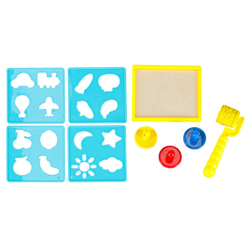 Mata wodna do malowania rysowania wodą mazaki pieczątki szablony wałek 120x90cm kosmos - obrazek 6