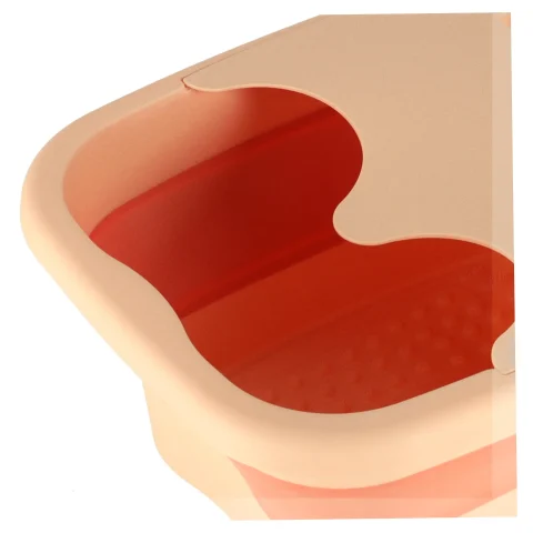 Miska do masażu mycia stóp nóg silikonowa składana wiadro z wypustkami