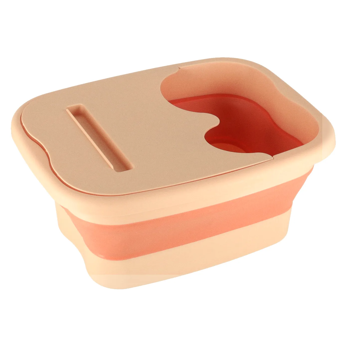 Miska do masażu mycia stóp nóg silikonowa składana wiadro z wypustkami - obrazek 9