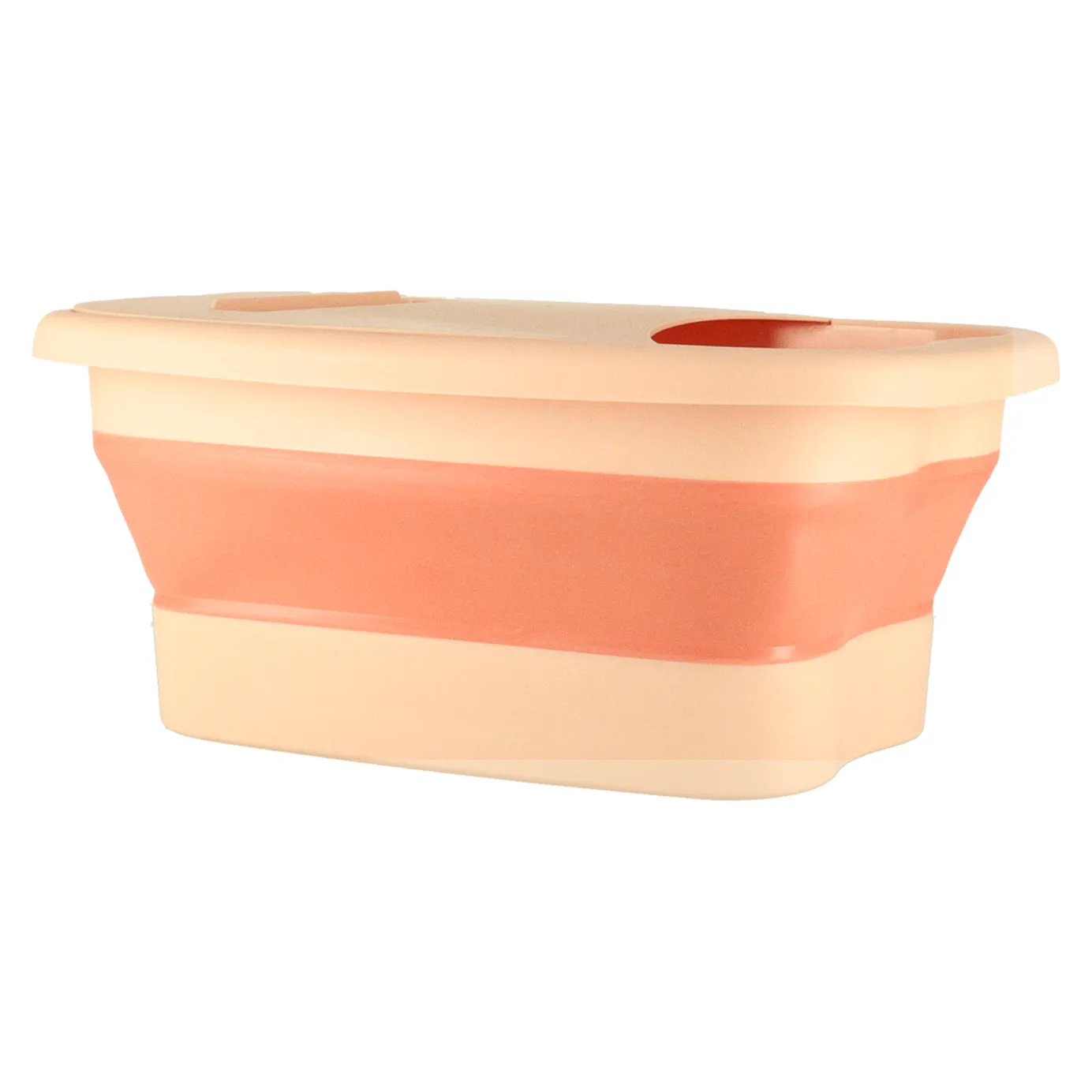 Miska do masażu mycia stóp nóg silikonowa składana wiadro z wypustkami - obrazek 10