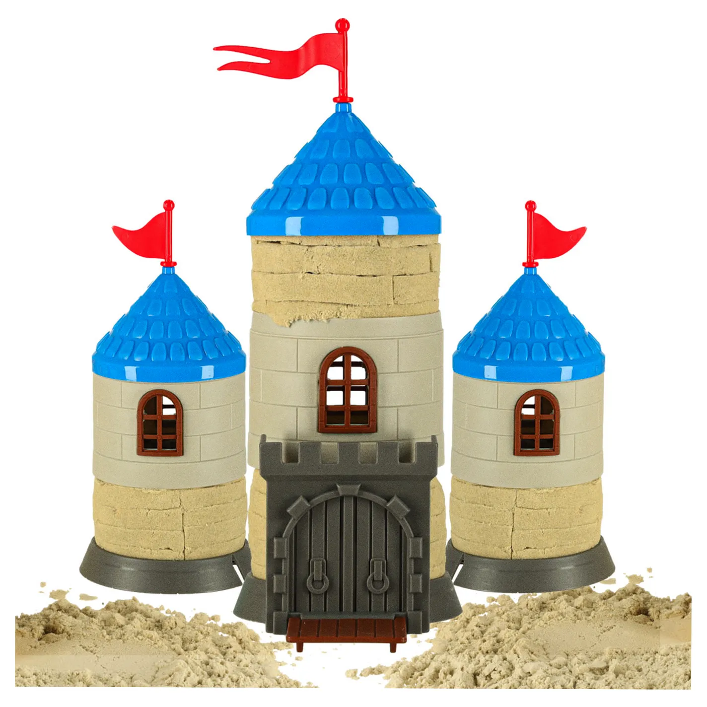 Piasek dla dzieci 750g zamek zestaw kreatywny