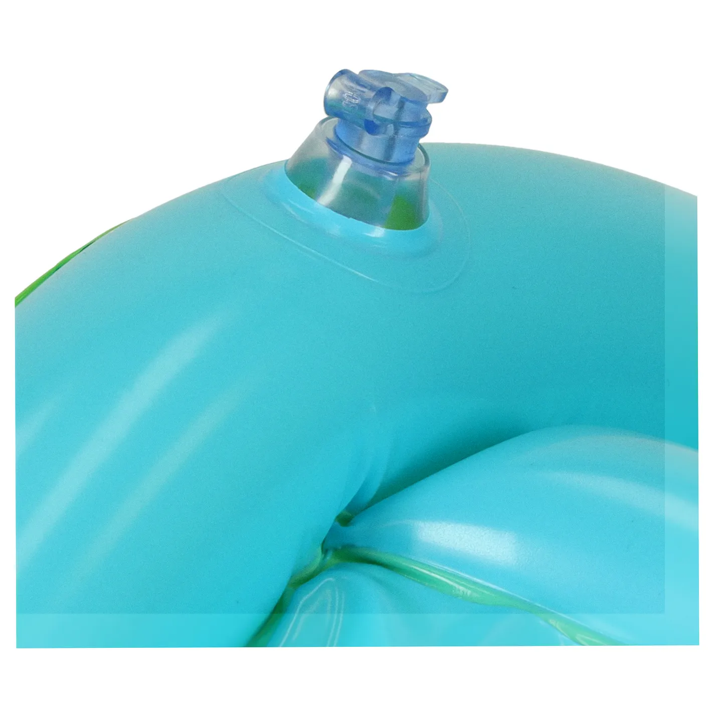 Kółko do pływania koło dmuchane dla niemowląt pontonik z daszkiem BESTWAY 34091 zielone - obrazek 9