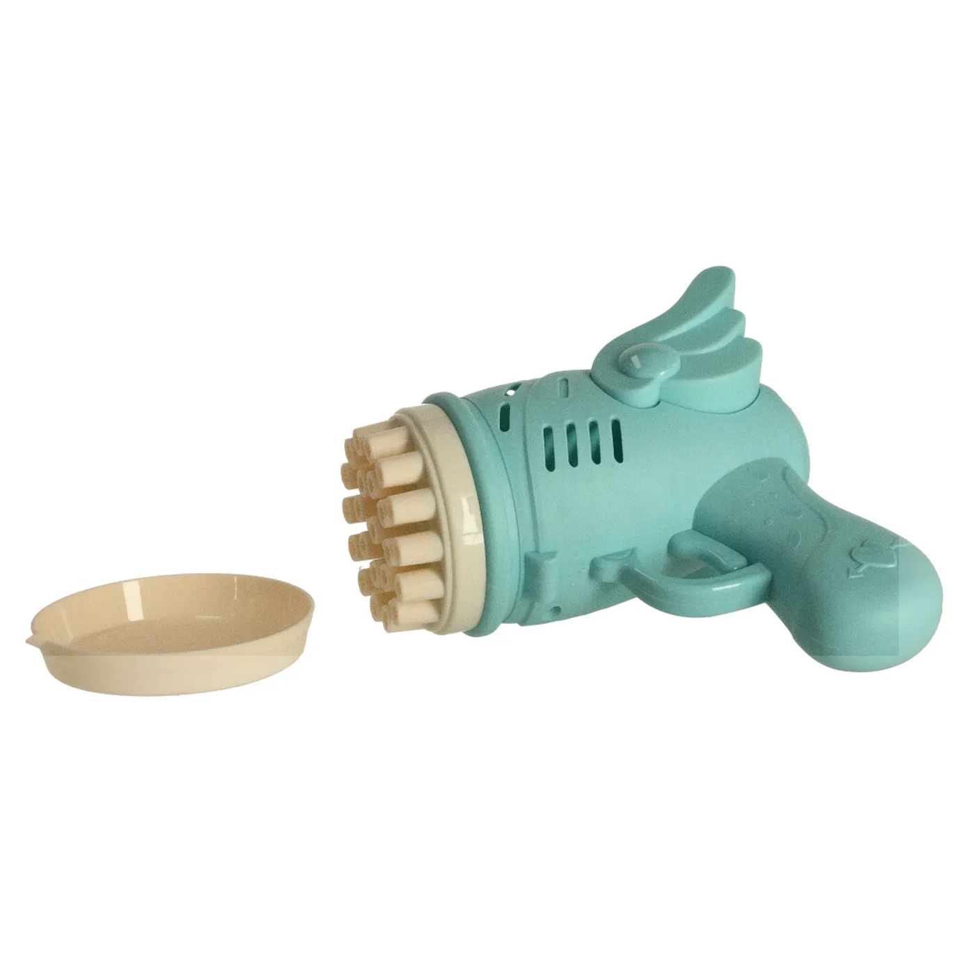 Pistolet do baniek mydlanych bańki mydlane ze skrzydłami niebieski - obrazek 8