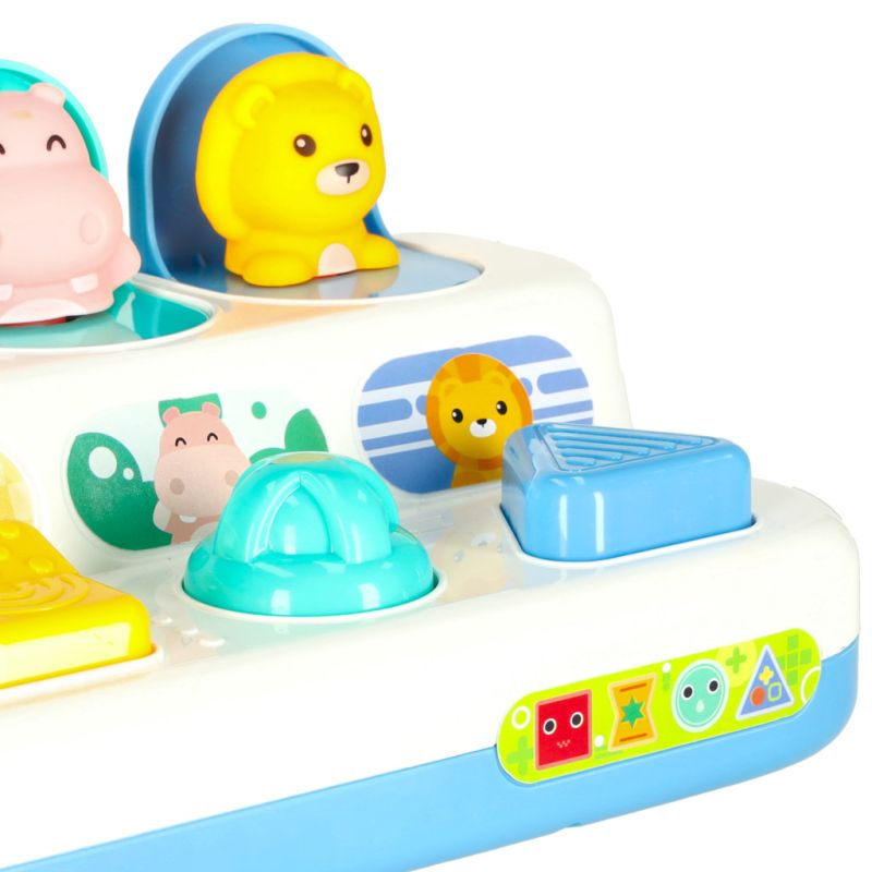 Gra zręcznościowa edukacyjna montessori wbijak wyskakujące zwierzątka POP-UP - obrazek 5