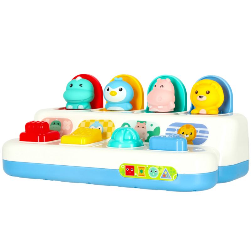 Gra zręcznościowa edukacyjna montessori wbijak wyskakujące zwierzątka POP-UP - obrazek 6