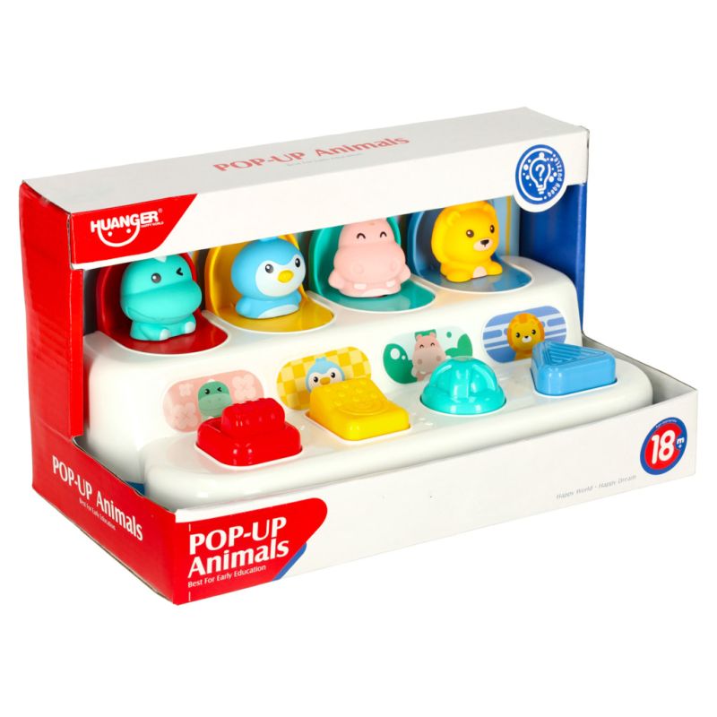 Gra zręcznościowa edukacyjna montessori wbijak wyskakujące zwierzątka POP-UP - obrazek 9