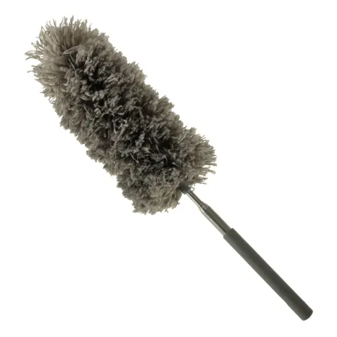 Szczotka do kurzu miotełka teleskopowa szara