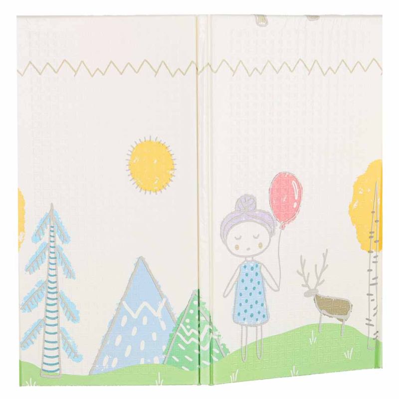 Mata edukacyjna piankowa dwustronna składana 150x200cm drzewa misie - obrazek 9