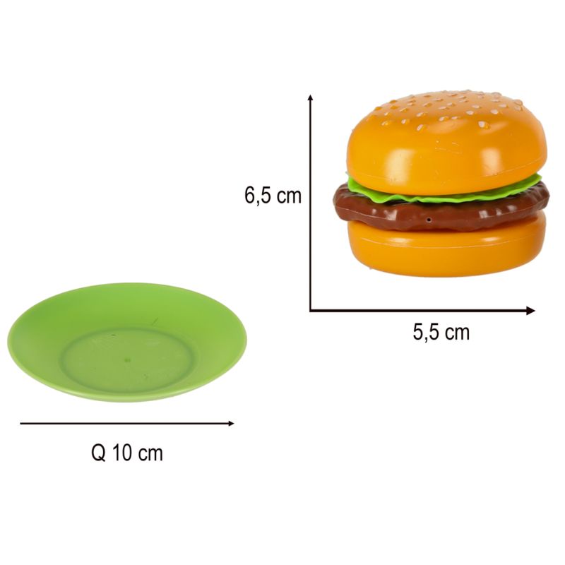 Warzywa owoce jedzenie do nauki krojenia pizza hamburger na rzep rzepy 36el. - obrazek 13