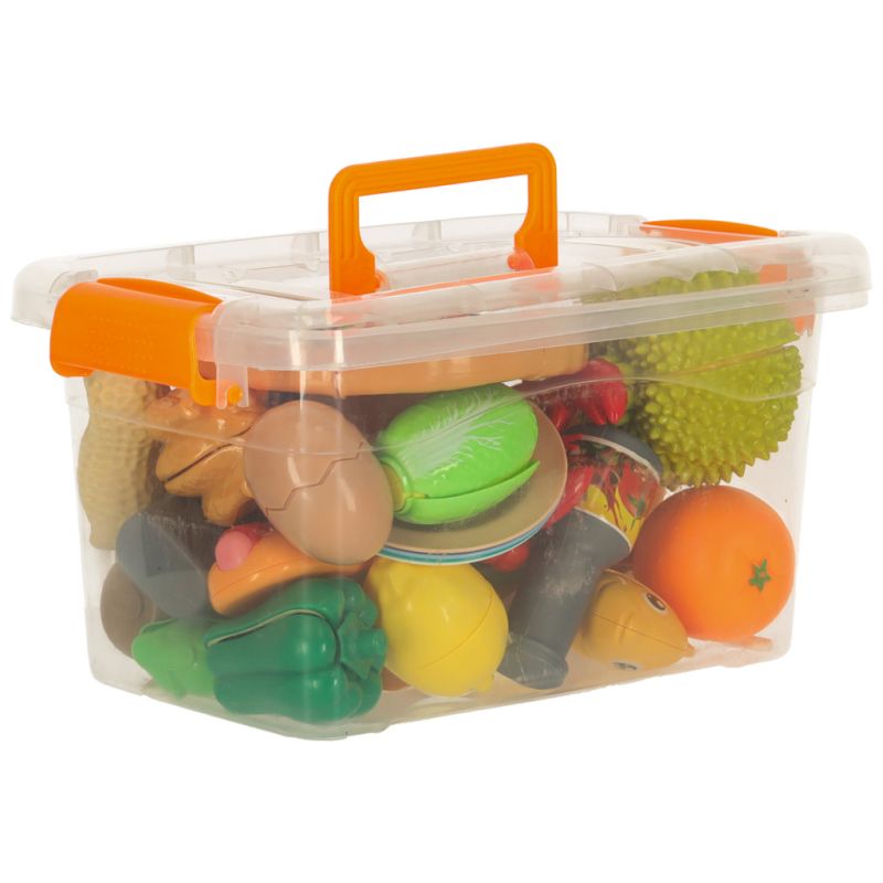 Warzywa owoce jedzenie do nauki krojenia pizza hamburger na rzep rzepy 36el. - obrazek 14