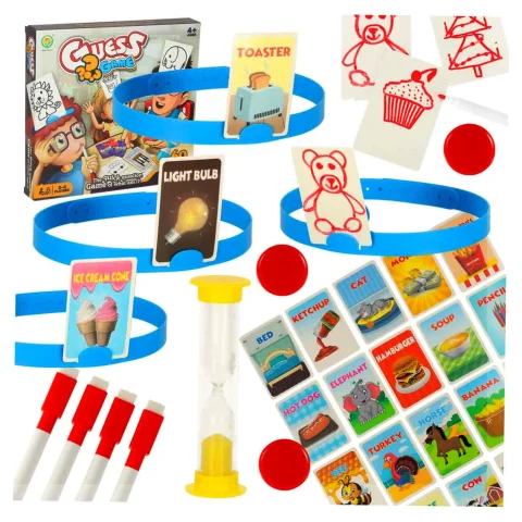 Gra rodzinna towarzyska dla dzieci Zgadnij kim jestem? Rysowanie