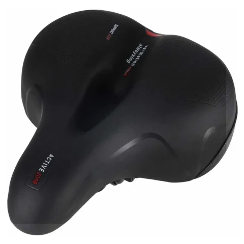 Siodełko rowerowe z pianki elastycznej z odblaskiem