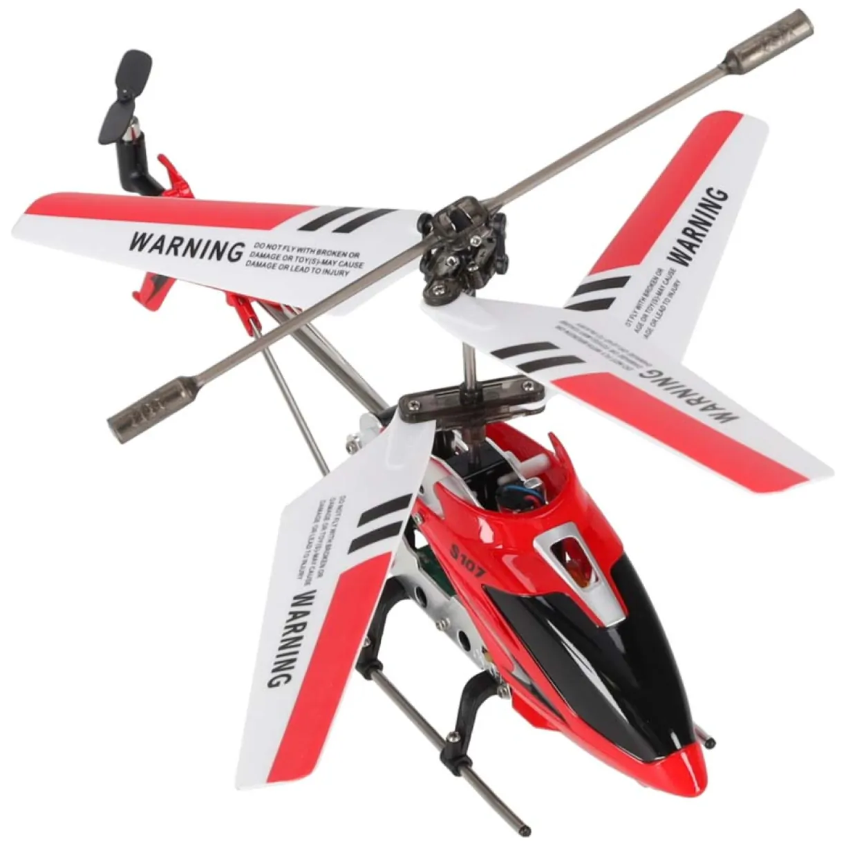 Helikopter zdalnie sterowany na pilota RC SYMA S107G czerwony - obrazek 5