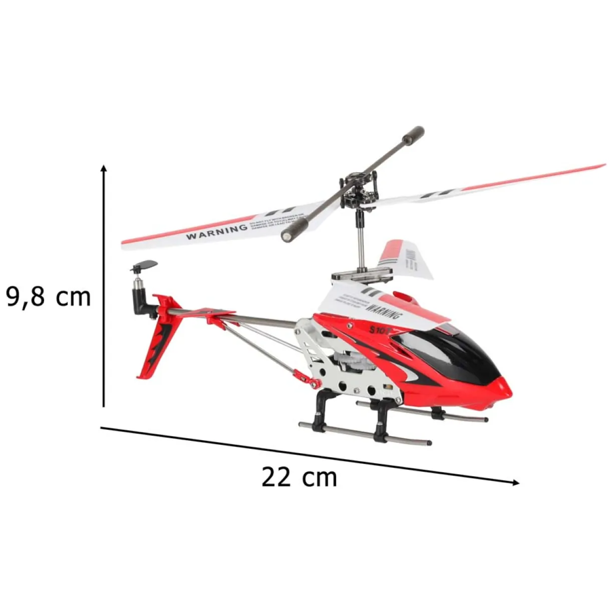 Helikopter zdalnie sterowany na pilota RC SYMA S107G czerwony - obrazek 9