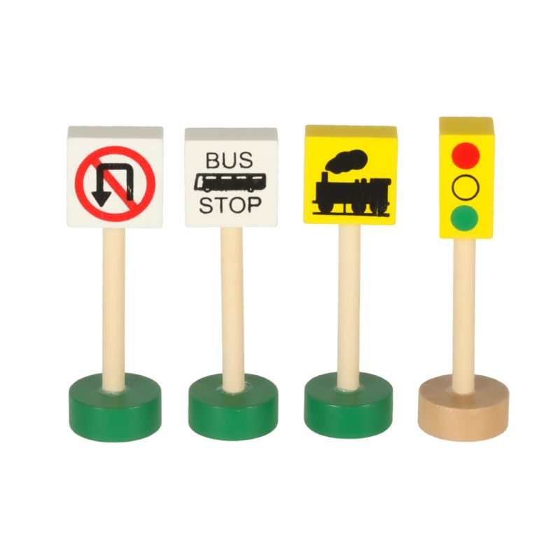 Kolejka drewniana pociąg lokomotywa miasto 69 elementów - obrazek 8