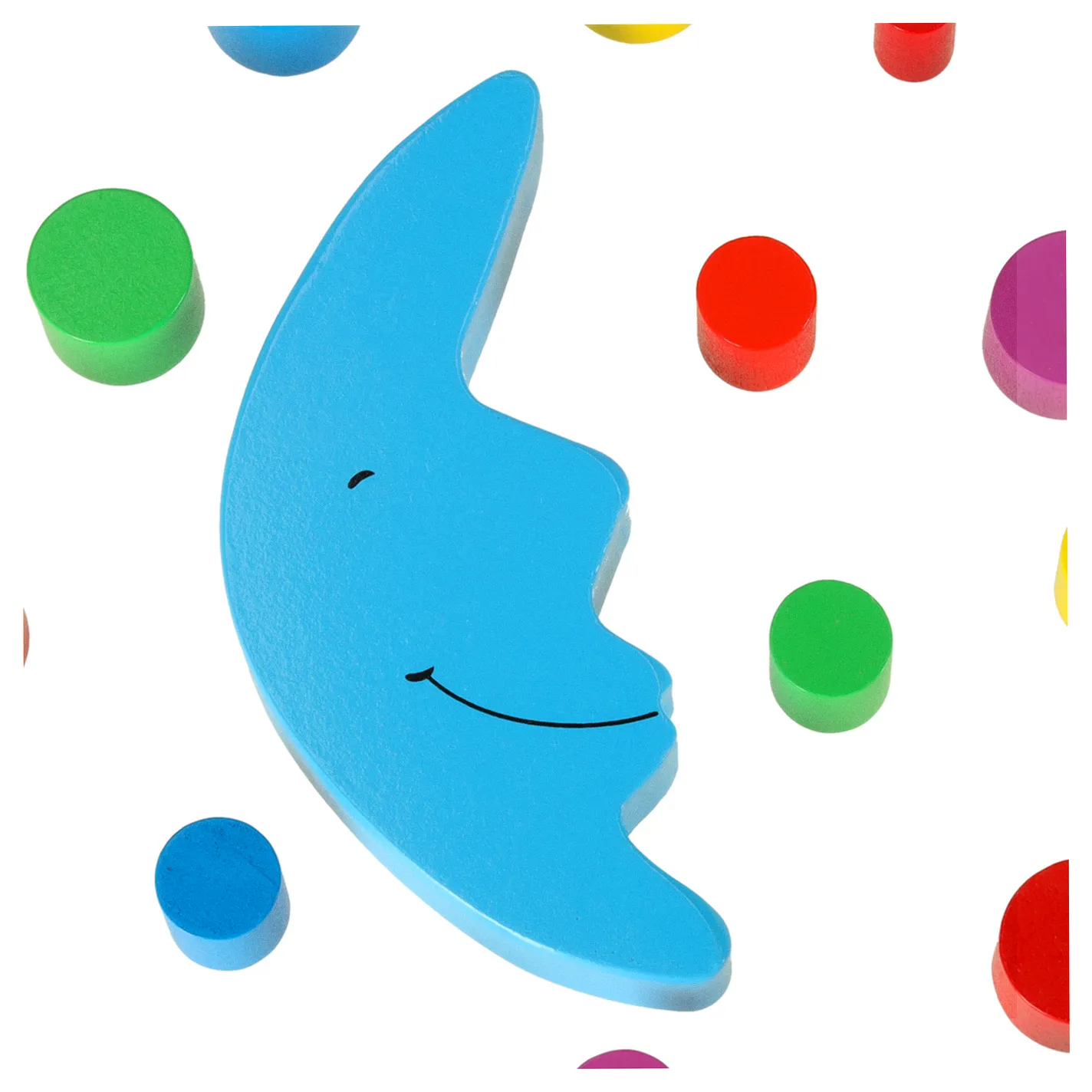 Gra zręcznościowa montessori układanka balansująca klocki drewniane księżyc - obrazek 6