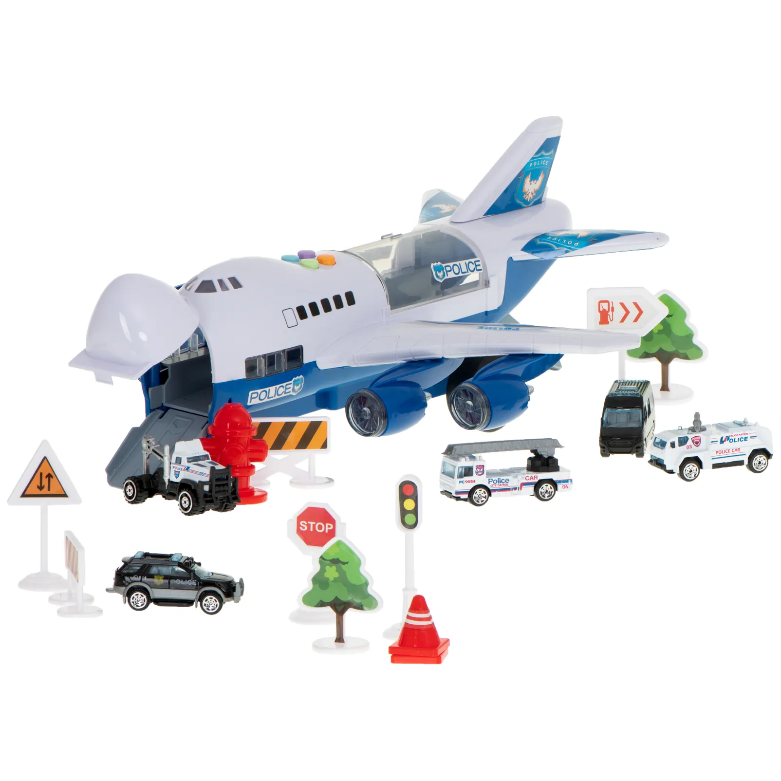 Transporter samolot + 6 aut policja bok/przód - obrazek 11