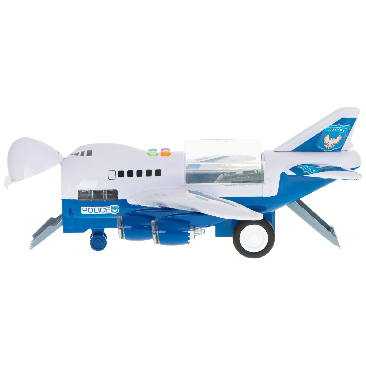 Transporter samolot + 6 aut policja bok/przód - obrazek 2