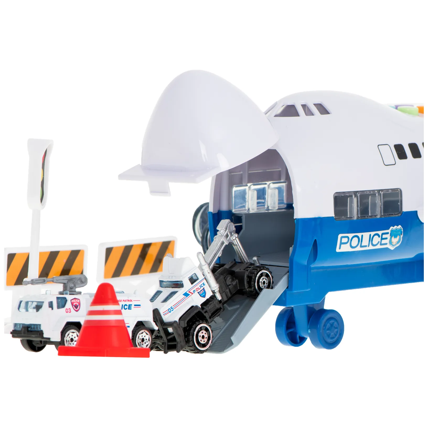 Transporter samolot + 6 aut policja bok/przód - obrazek 6
