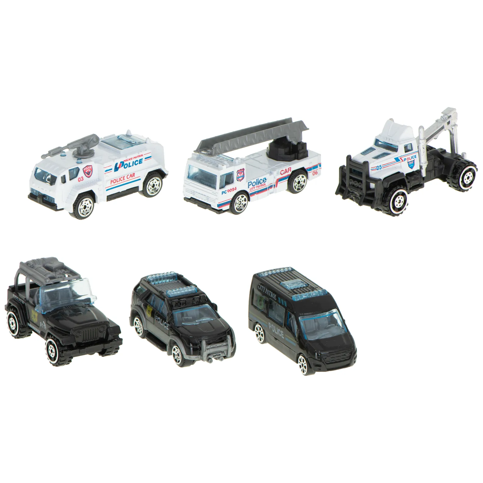 Transporter samolot + 6 aut policja bok/przód - obrazek 9