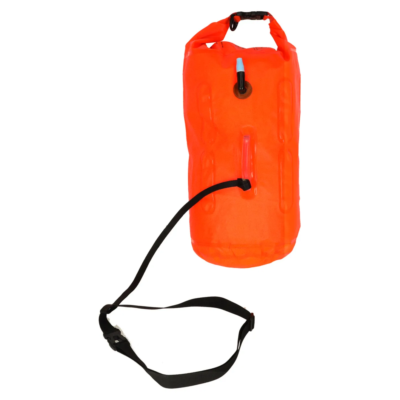 Bojka do pływania boja asekuracyjna ratunkowa pływacka sucha kieszeń gwizdek 20l