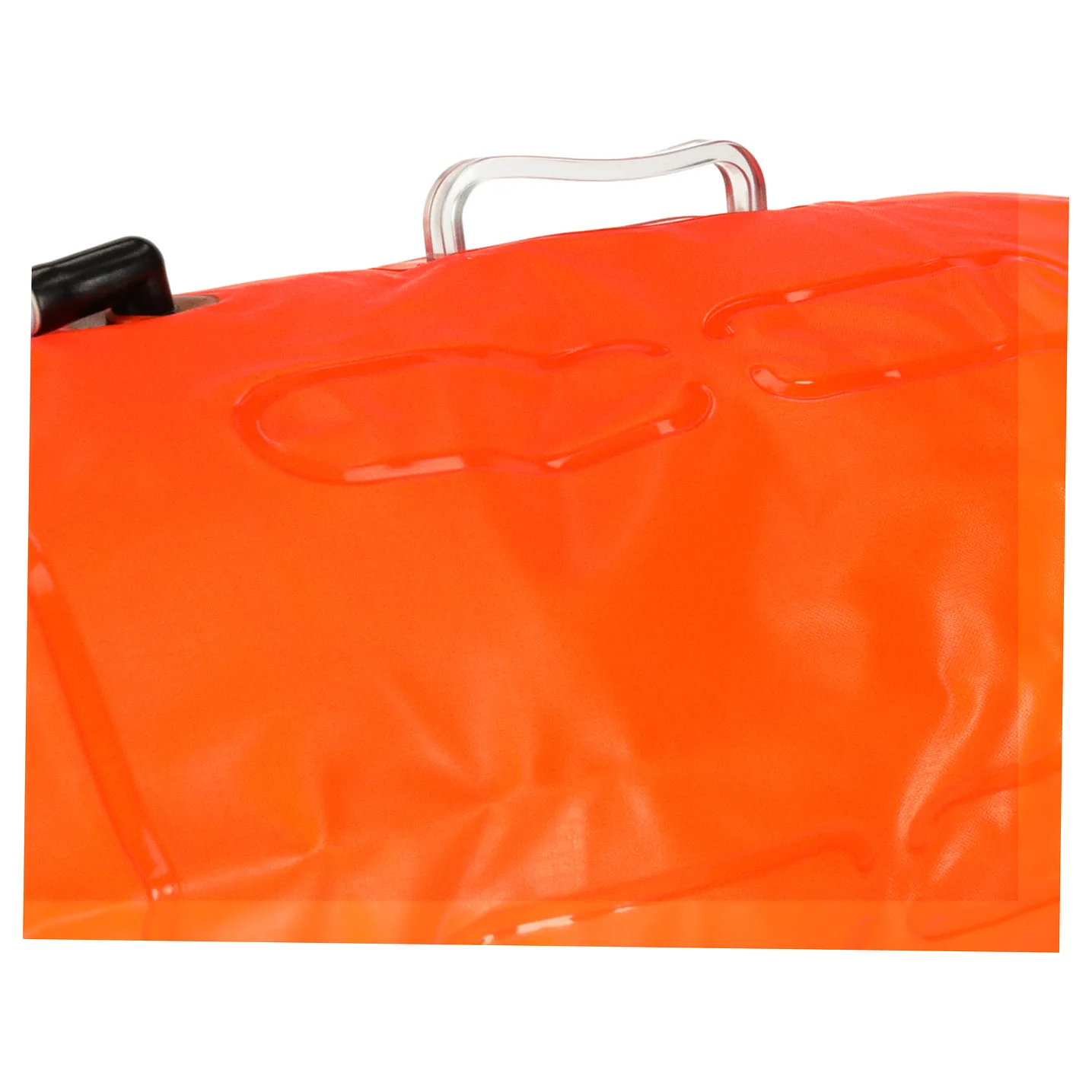 Bojka do pływania boja asekuracyjna ratunkowa pływacka sucha kieszeń gwizdek 20l - obrazek 9