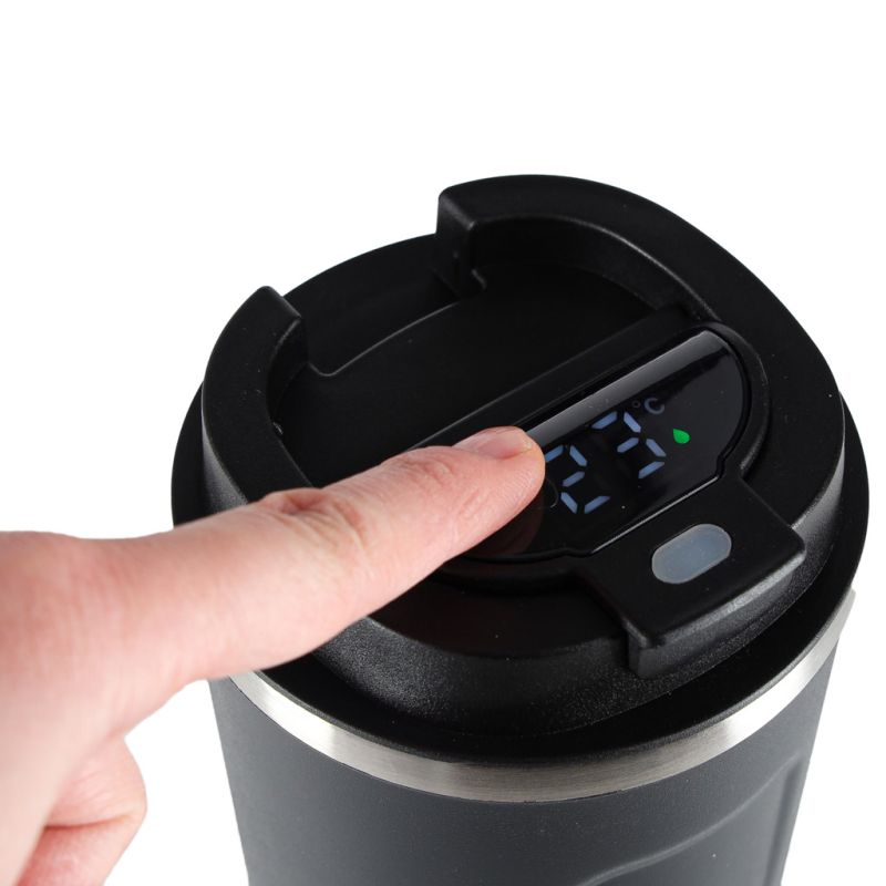 Smart kubek podróżny z wyświetlaczem LED czarny 500ml - obrazek 7