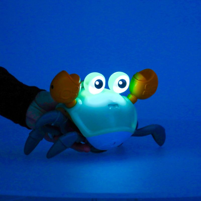 Krab uciekający pełzający czujnik interaktywna akumulator USB zielony - obrazek 9