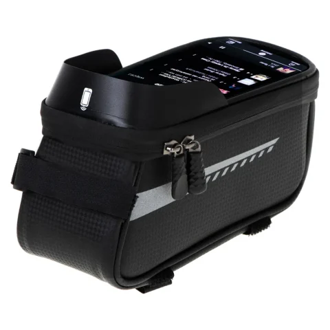 Torba rowerowa sakwa wodoodporna uchwyt na telefon