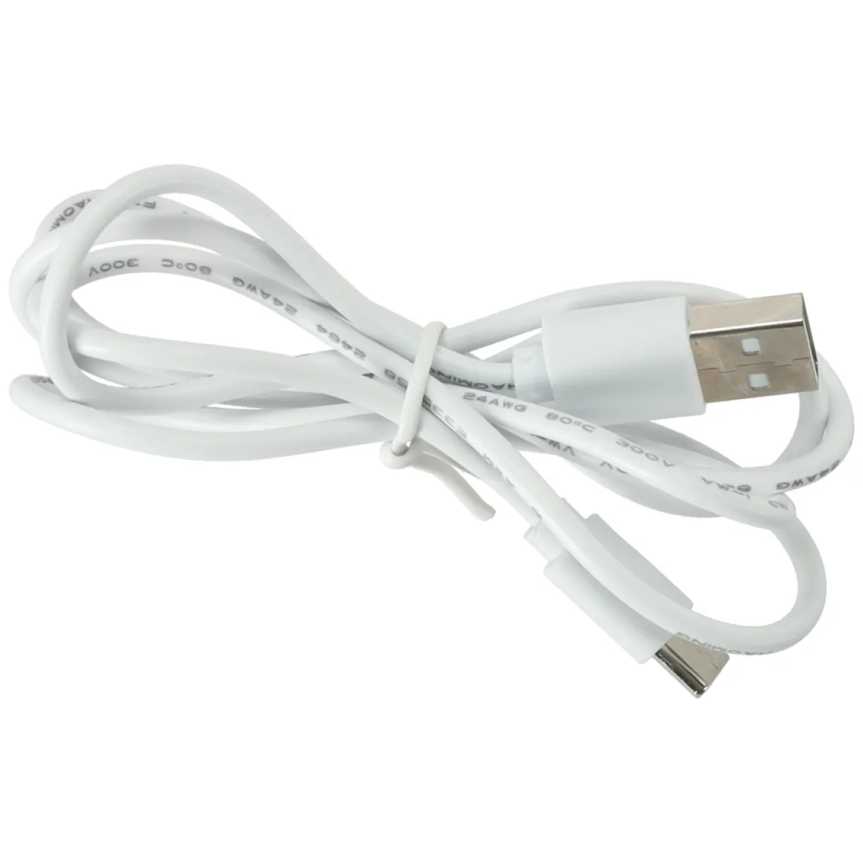 Wentylator biurkowy wiatrak stojący bezprzewodowy USB na pilot z lampką 4 poziomy mocy 18cm biały - obrazek 6
