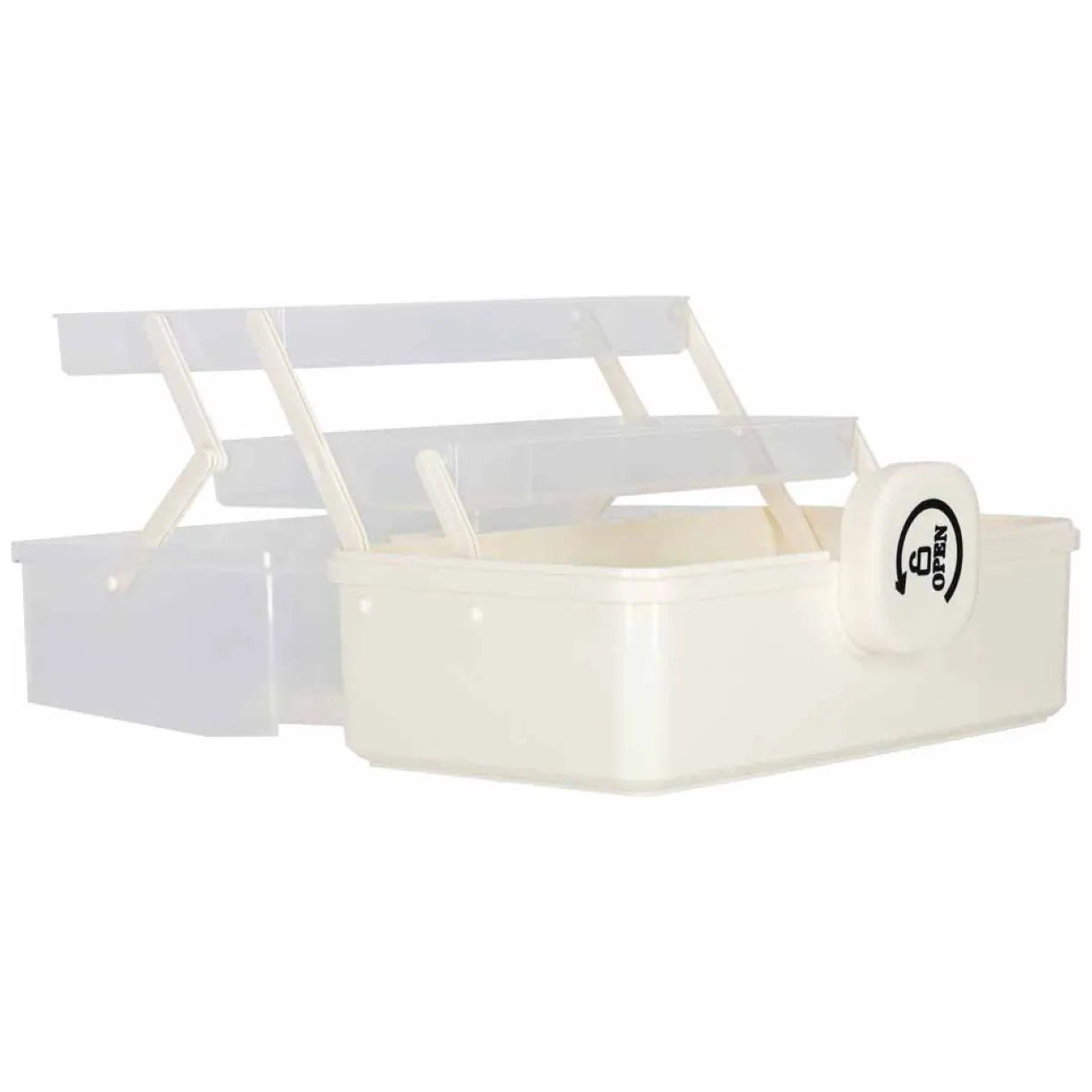 Organizer na leki pojemnik pudełko kasetka apteczka duży XL na zamek skrzynka 29x19x15,5 cm