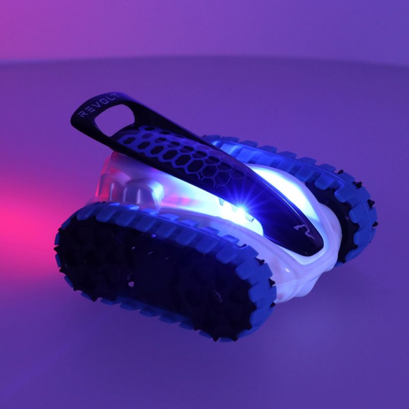 Samochód zdalnie sterowany pojazd gąsiennicowy RC REVOLT TG1006 High-Performance Track Racer 2.4GHz LED Off-Road Zasięg do 40m niebieski - obrazek 5