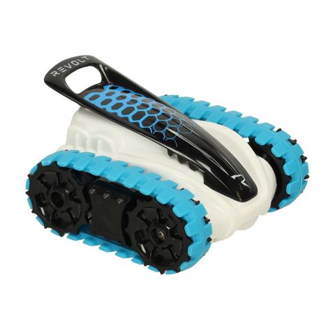 Samochód zdalnie sterowany pojazd gąsiennicowy RC REVOLT TG1006 High-Performance Track Racer 2.4GHz LED Off-Road Zasięg do 40m niebieski