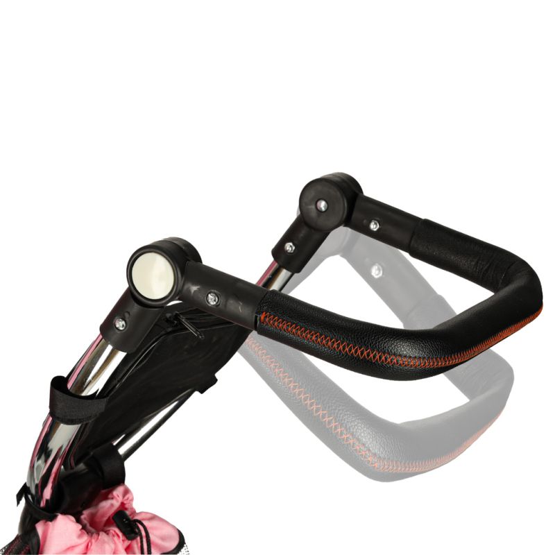 Rowerek trójkołowy Trike Fix V3 rower spacerówka 3w1 obracany 360 wolne koło różowy - obrazek 16