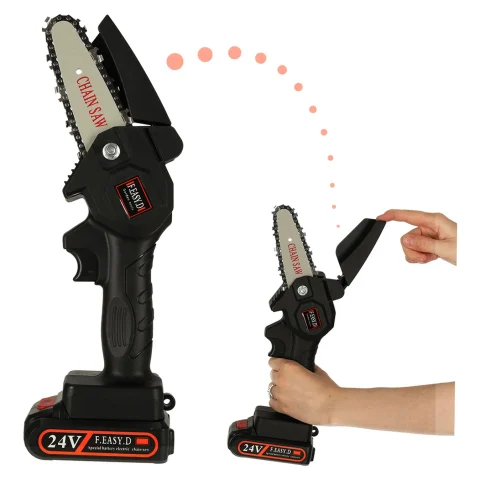 Piła łańcuchowa ręczna pilarka USB w walizce