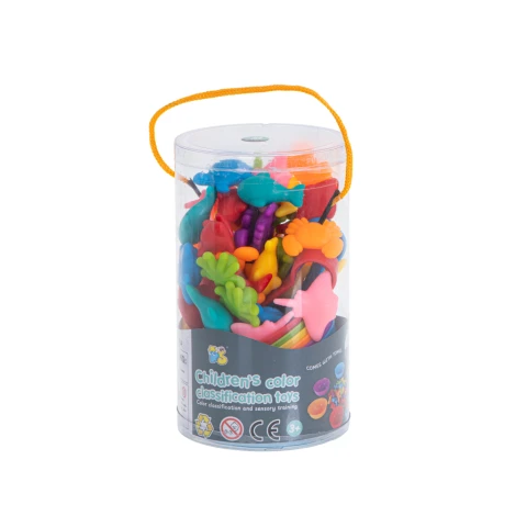 Zwierzęta safari edukacyjne nauka liczenia montessori 36el.