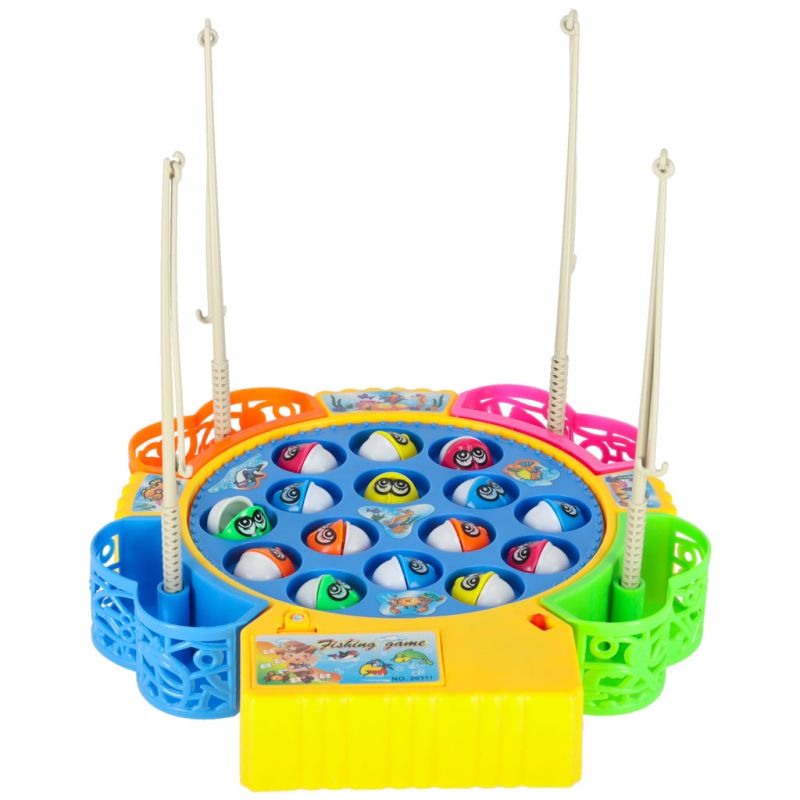 Gra zręcznościowa rodzinna rybki łowienie 15 rybek + 4 wędki - obrazek 3